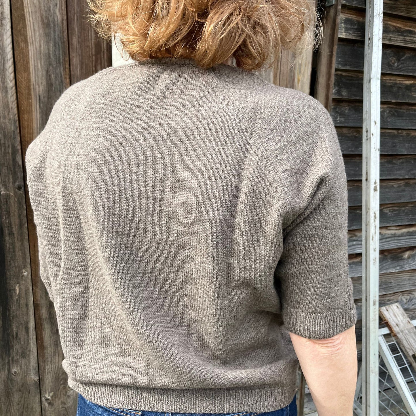 Camilla trui natural mocha.