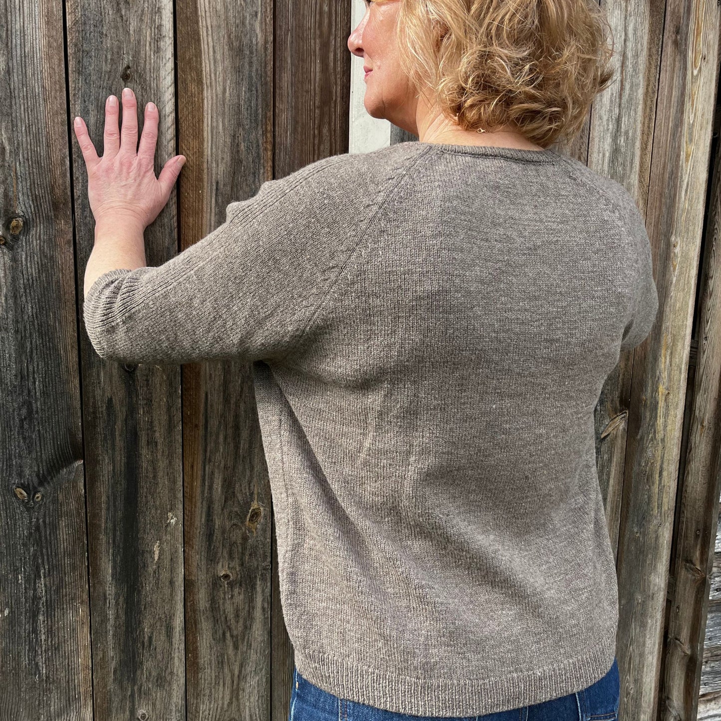 Camilla trui natural mocha.