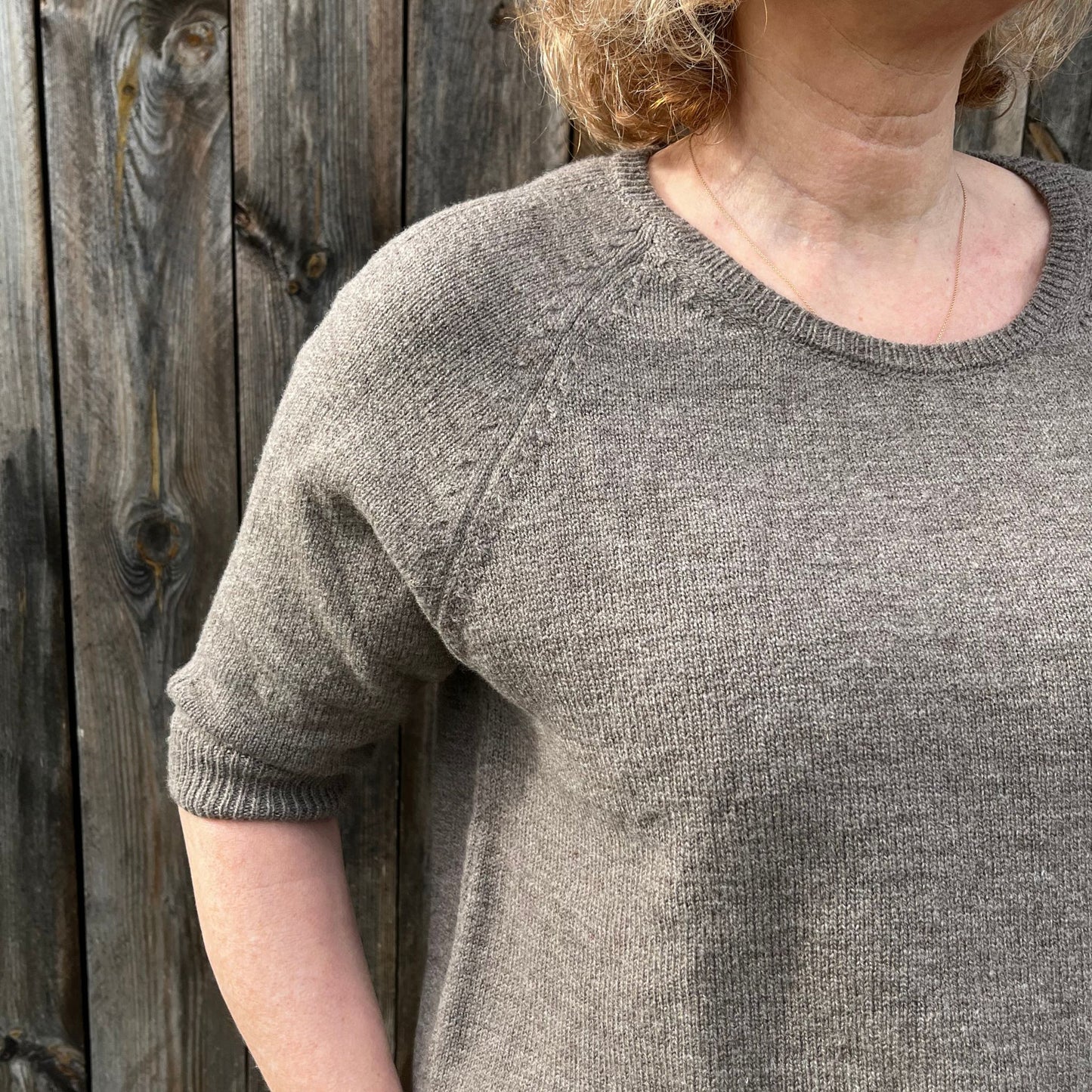 Camilla trui natural mocha.