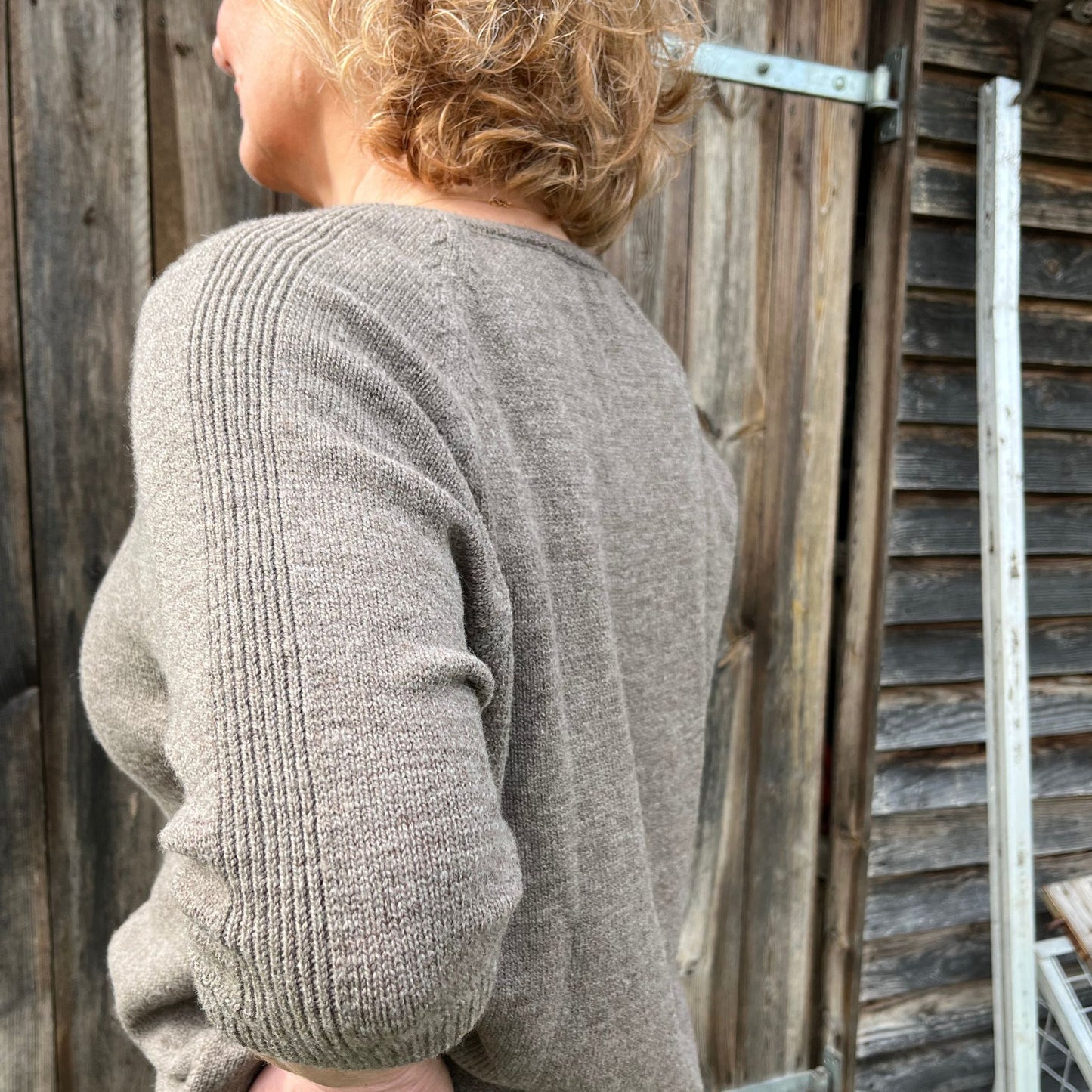 Camilla trui natural mocha.