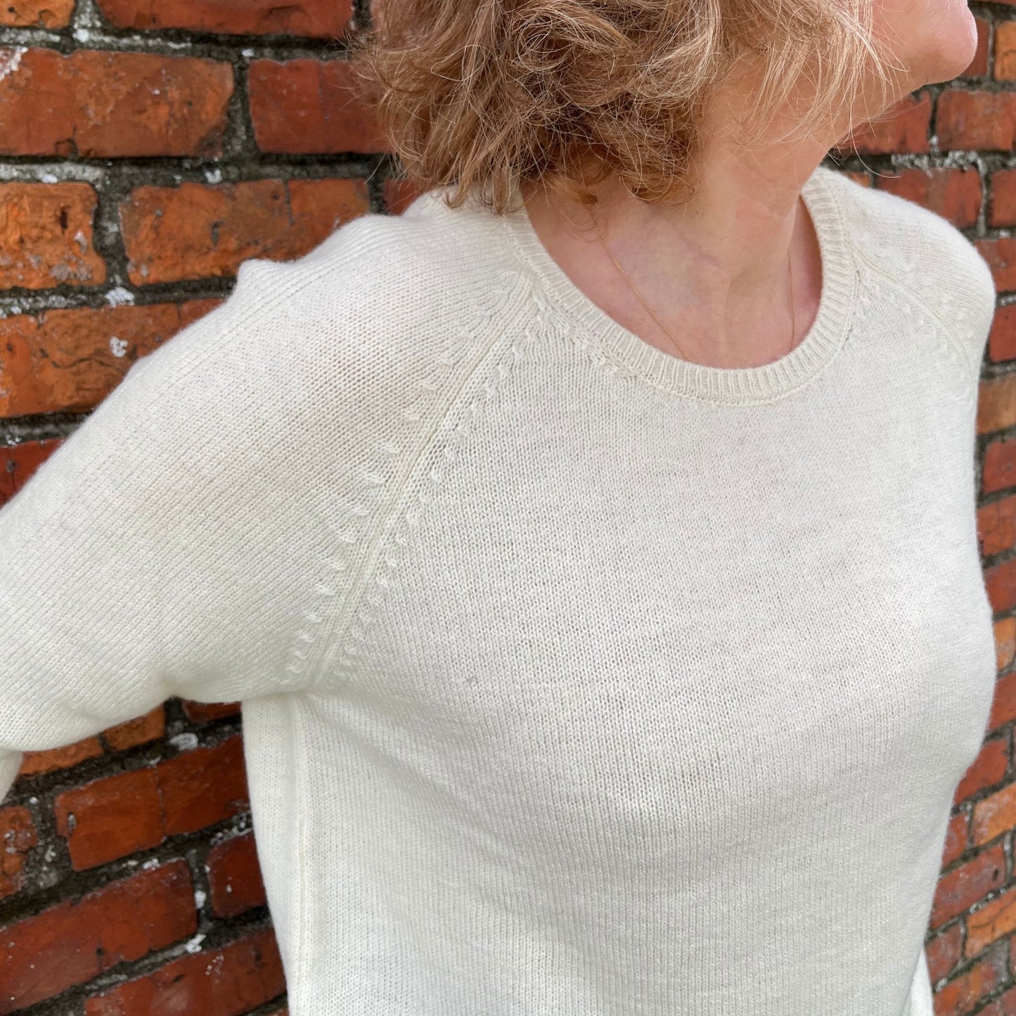 Camilla trui natural white.