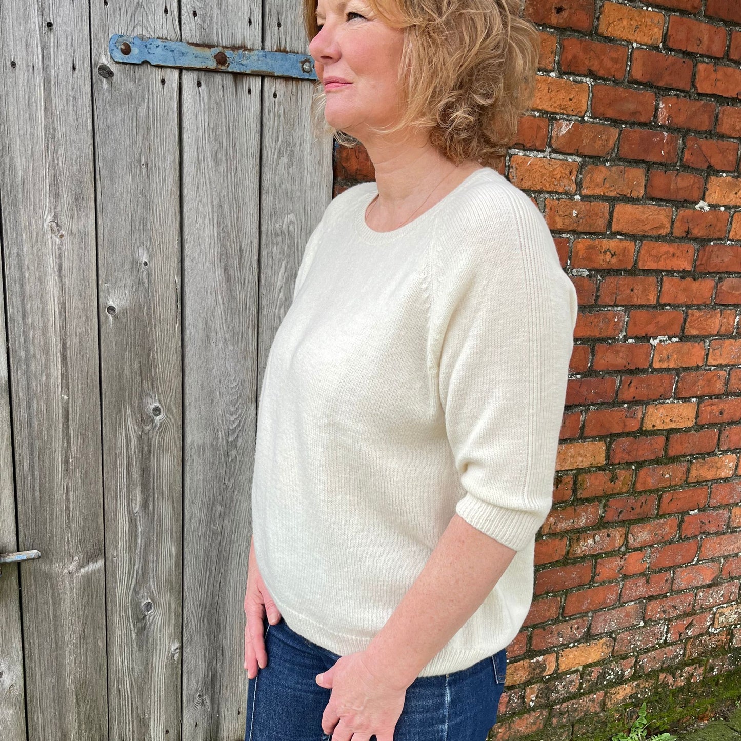 Camilla trui natural white.