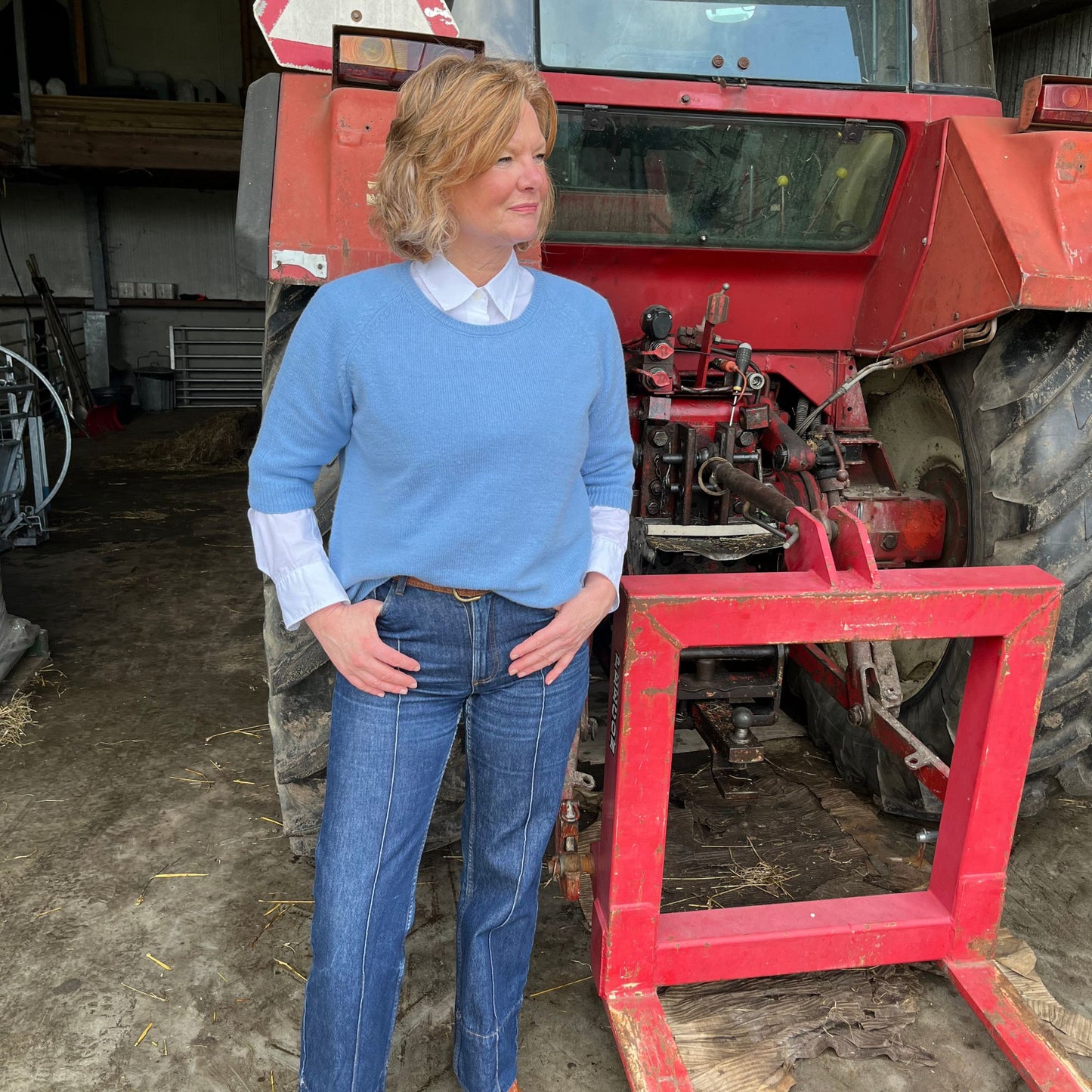 Camilla trui skyblue.