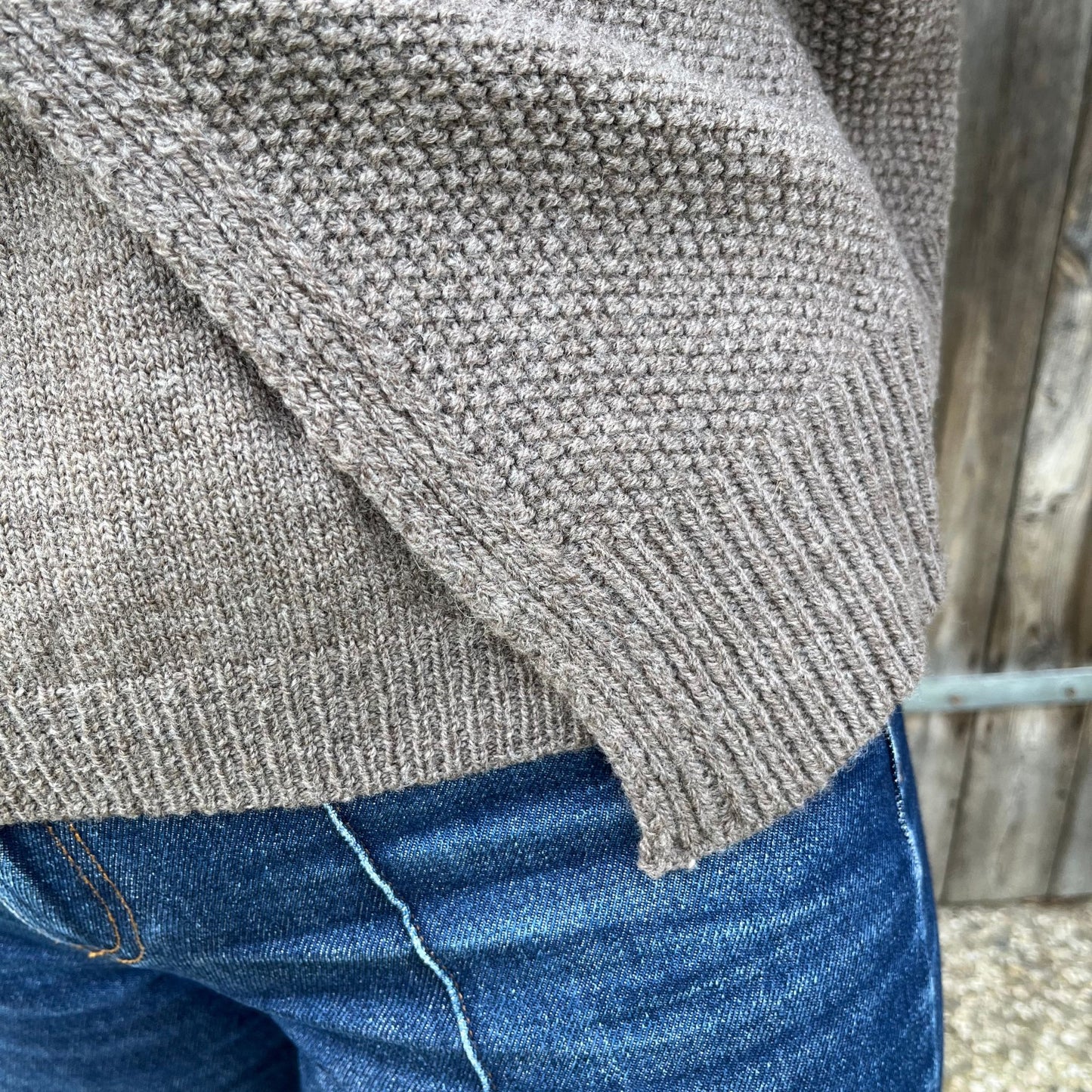 Lydie vest natural mocha.